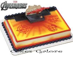 Iron Man Armored Avenger Assemble Cake Decoration Topper Set Kit Party 