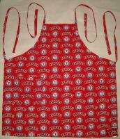 BARBEQUE APRON MADE W TEXAS RANGERS MLB FABRIC NEW LOOK  