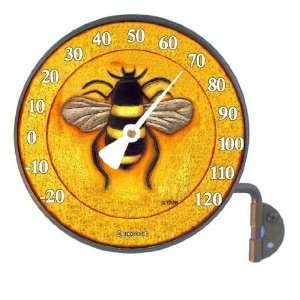   Handmade Bee Thermometer by Pink Cloud Gallery Patio, Lawn & Garden