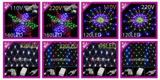 Christmas Party 96LED Mesh String Net Night Colorful Light Xm​as 