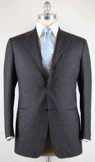 New $7800 Kiton Gray Suit 44/54  
