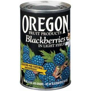 Oregon Fruit Whole Purple Plums in Heavy Syrup, 15 Ounce Cans (Pack of 