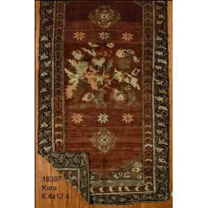  6x12 Hand Knotted Kars Turkey Rug   64x124