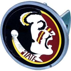   State Seminoles NCAA Pewter Trailer Hitch Cover