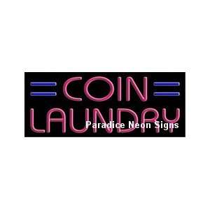  Coin Laundry Neon Sign 13 x 32