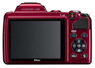 Nikon Coolpix L120 Digitalkamera rot 0182089209144  