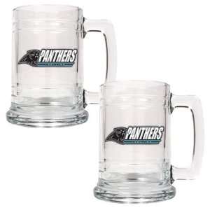  Carolina Panthers Set of 2 Beer Mugs