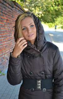   /womens warm Winter Jacket Coat Parka hood/neck size 6 8 10 12 14