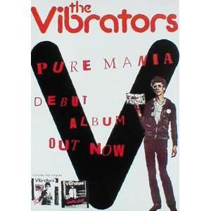   Vibrators (Pure Mania) Music Poster Print   24 X 36