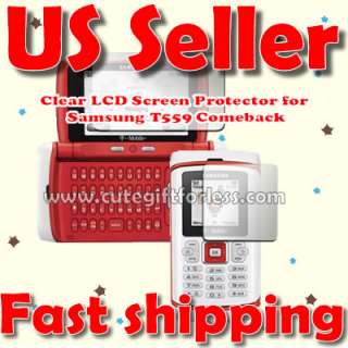 Clear Screen Protector Samsung T559 Comeback T 559  