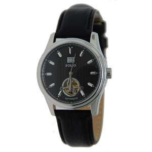 Mens FO100 Genuine Leather Automatic Watch by Folio  