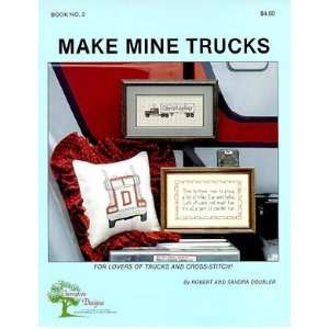    Make Mine Trucks   Cross Stitch Pattern Arts, Crafts & Sewing