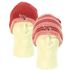  Arizona Cardinals Reversible Marled Stripe Winter Knit Hat 