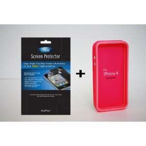   Package Screen Protector and Pink Bumper Cell Phones & Accessories