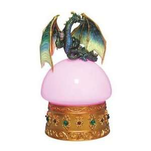  Emerald Dragon Lighted Figurine Fantasy Statue New Gift 
