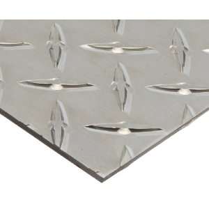 Aluminum 3003 H22 Diamond Tread Plate, Bright Finish, ASTM B209, 1/8 