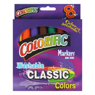 24 Foohy Assorted Color Scent Classic Washable Markers 073640608004 
