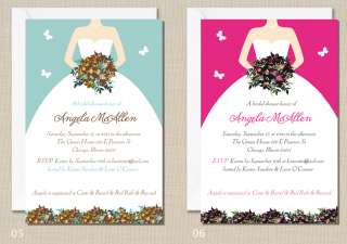 This beautiful bridal shower invitation, available in an array of 
