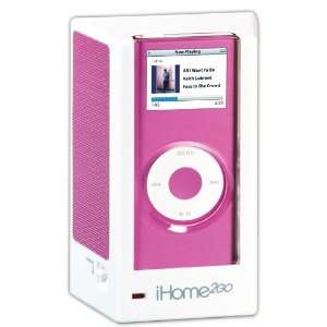   Speaker System for iPod nano 1G & 2G, Pink  Players & Accessories