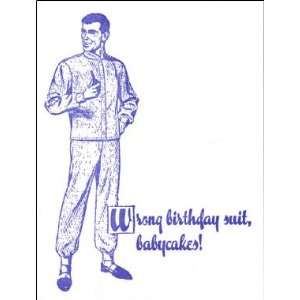 Blue Barnhouse Wrong Birthday Suit Card 