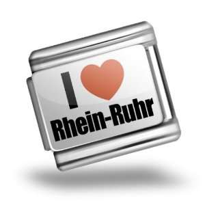 com Italian Charms Original I Love the Rhine Ruhr region Germany 