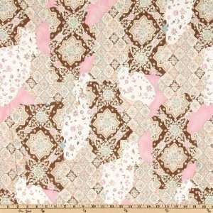 55 Wide Printed Cotton Swiss Dot Dylan Floral Pink 