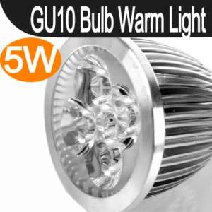 GU10 5W White LED Bulb Power Spot Light Warm 85 265V  
