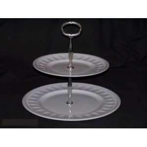  Wedgwood Colosseum #501530 Hostess Tray 2 Tier Kitchen 