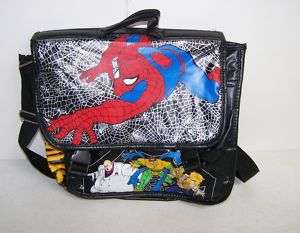 Spider Man Side Bookback Shoulder bag School Book Bag  
