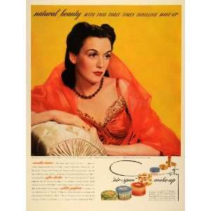   Cosmetics Kay Hernan Powers Girl Beauty Products   Original Print Ad