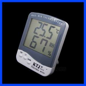Large Digital LCD Indoor Thermometer With Hygrometer  