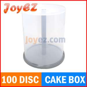 10*100 Disc CD DVD R Disc Storage Cake Box Case Spindle  