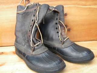 1950s Mens Hood Rubber Boots Size 10W made in USA  