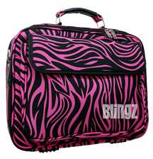 Pink Black Zebra Print Laptop Bag Case Dell Computer  