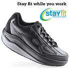 SFC Shoes for Crews Energy Black Leather Womens 9042 7 / 37.5 $99
