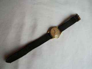 Vintage Working Mens Lord Elgin 14K Gold Filled Wrist Watch Wristwatch 