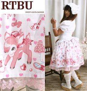 Sweet Lolita Fantacy Bambie Rabbit Beauty Vanity Skirt  