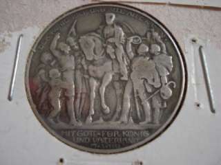 Prussia German 2 Mark 0.900 Silver coin 1913 KM#532 XF  