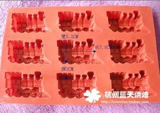   Locomotive Cake Chocolate Jelly Ice Cookie Mold Mould Pan 237  