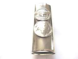 Cricket style Lighter Cover 2 Authentic TOP Buffalo Nickels  