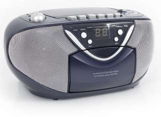   Kassettenrekorder CD Player Ghettoblaster blau 5706751012921  