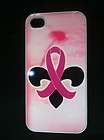   Breast Cancer Pink Ribbon   iPhone 4s Silicone Rubber Cover, Cell Case