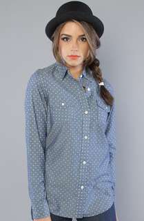 MadeMe The Printed Chambray Shirt in Polka Dots  Karmaloop 