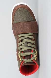 Creative Recreation The Cesario Sneakers in Khaki Brown Wool 