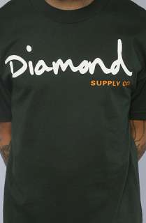 Diamond Supply Co. The Holiday11 OG Script Tee in Green  Karmaloop 