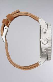 Nixon The 5130 Chrono Leather Watch in Black Saddle  Karmaloop 