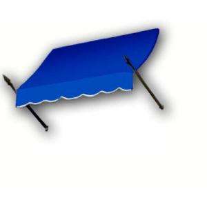 AWNTECH 5 Ft. New Orleans Awning   44 In. X 24 In. Bright Blue NO32 