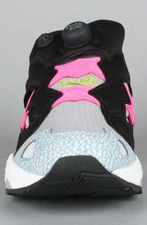 Reebok The Pump Fury Sneaker in Black White and Neon Pink  Karmaloop 