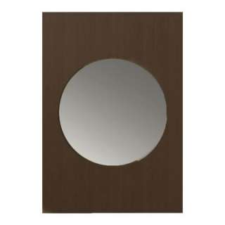 Porcher Tetsu 33 In. X 23 In. Framed Wall Mirror in Wenge DISCONTINUED 