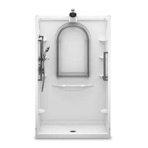 Delta 48 in. x 34 in. Traditional Shower System, No Seat, Valve Left 